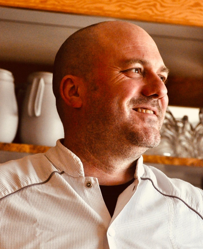 Guillaume Viala, chef du restaurant Le Belvédère à Bozouls en Aveyron